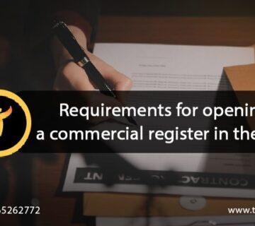 Requirements for opening a commercial register in the UAE